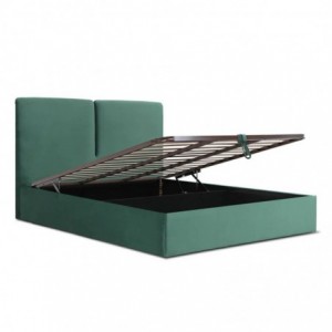 Cama de Casal Estofada Madalena + Estrado, Sistema Elevatório. + Colchão Opc. Cama de Casal Estofada Madalena + Estrado, Sistema Elevatório. + Colchão Opc.