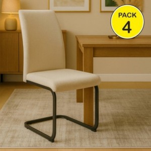 Pack de 4 Cadeira Tacoma (Bege) Pack de 4 Cadeira Tacoma (Bege)