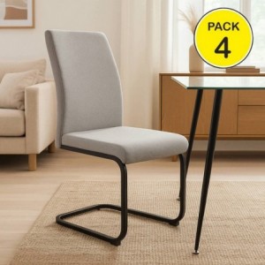 Pack de 4 Cadeira Tacoma (Cinza) Pack de 4 Cadeira Tacoma (Cinza)