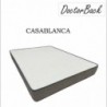 Pack Cama de Casal Clock & Clock (Cabeceira Longa) + Colchão Opc.