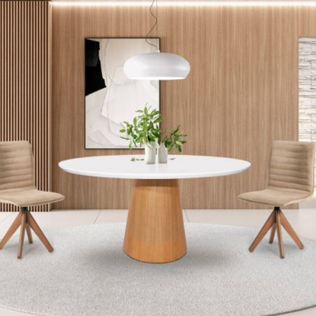 Mesa de Jantar Redonda Aura