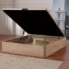 Pack Quarto Completo Lara c/ Sommier (Cambria/Grafito) + Colchão Premium 17HR (190x150cm)