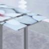 Pack Mesa Extensível Flores + 4 Cadeiras Modelo 20