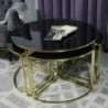Conjunto de Mesa de Centro Yuvarlak Pizza