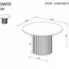 Mesa de Jantar Fixa Zante
