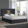 Cama Estofada de Casal CC Bordado + Colchão Opc.