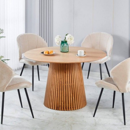 Mesa de Jantar Fixa Redonda Mura