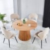 Mesa de Jantar Fixa Redonda Mura