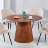 Mesa de Jantar Fixa Redonda Mura