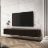Base Tv Suspensa + 3 Portas Oro