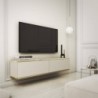 Base Tv Suspensa + 2 Portas Oro
