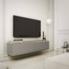 Base Tv Suspensa + 2 Portas Oro