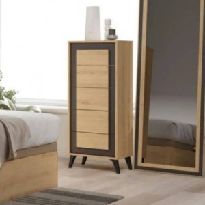 Camiseiro 5 Gavetas Atenea c/ Pés