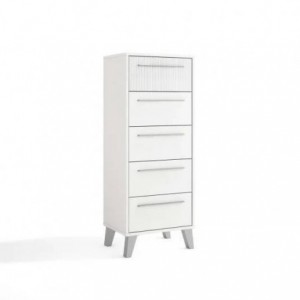 Camiseiro 5 Gavetas Ares c/ Pés