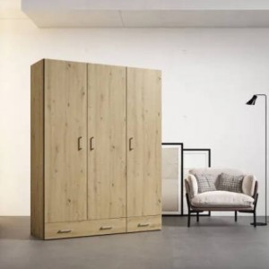 Roupeiro 3 Portas + 2 Gavetas Night