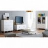 Sala Completa Sanna 2 (Branco Brilhante/Dab Sonoma)