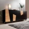 Sala Completa Etna (Preto/Dab Craft)