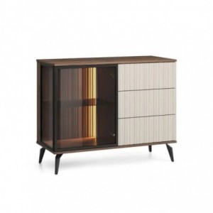 Cómoda 1 Porta + 3 Gavetas Vici