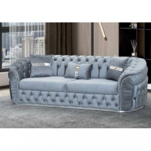 Sofá 3 Lugares (2 Assentos) Extreme Chester Set Capitoné (225x90cm) Sofá 3 Lugares (2 Assentos) Extreme Chester Set Capitoné (225x90cm)