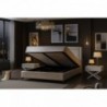 Cama Alice + Estrado, Sistema Elevatório e Fundos + Colchão Opc.
