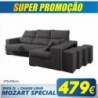 Sofá 2L + Chaise Long Mozart Special (275x155cm)
