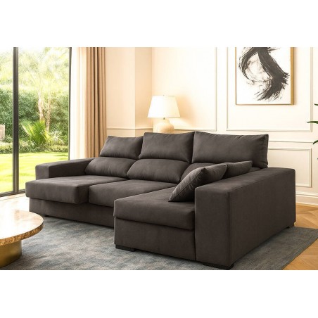 Sofá 2L + Chaise Long Évora (250x160cm)