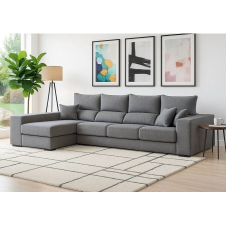 Sofá 3L + Chaise Long Reversível Évora (320x160cm)
