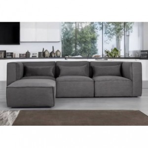 Sofá Modular 2L + Chaise Long Reversível Luxury 02 (260x160cm)