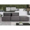 Sofá Modular 2 Lugares s/ Braços + Puff Reversível Luxury 05 (210x70cm)