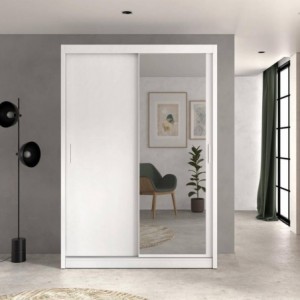 Roupeiro 2 Portas de Correr c/ Espelho Mijas