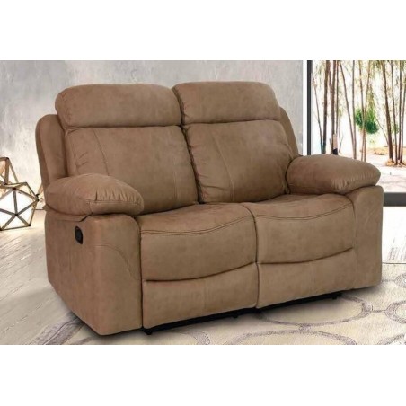 Sofá 2 Plazas Relax c/ Função Manual Menfis (164x96cm)