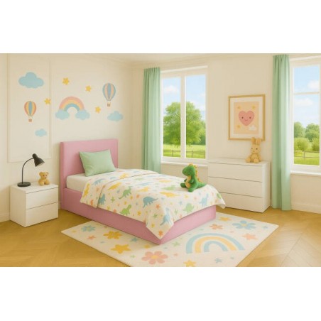 Cama Estofada Havana Kids + Colchão Opc.