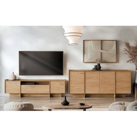 Pack Sala Completa Japandi II (Dab Cremona)