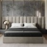 Cama de Casal Estofada Enigma XL (Cabeceira Longa) + Colchão Opc.