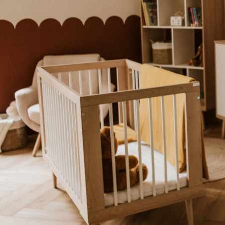 Berço Infantil Sofie + Colchão Doctor Back Ortopédico 120x60cm (Buk Biel)