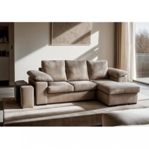 Sofá 2L + Chaise Long Reversível Donatello (230x150cm)