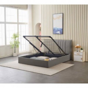Cama Verona c/ Baú, Estrado e Sistema Incl + Colchão Opc.