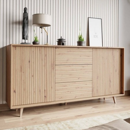 Aparador 2 Portas + 3 Gavetas Ferido