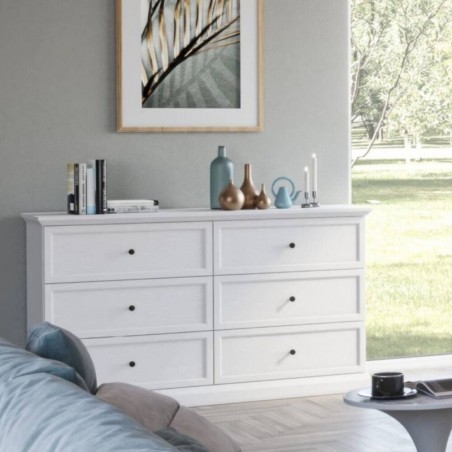 Cómoda 6 Gavetas Lucca