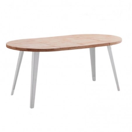 Mesa de Jantar Extensível Redonda Viena (100/140/100x76cm)