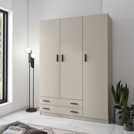 Roupeiro 3 Portas + 2 Gavetas Rapid