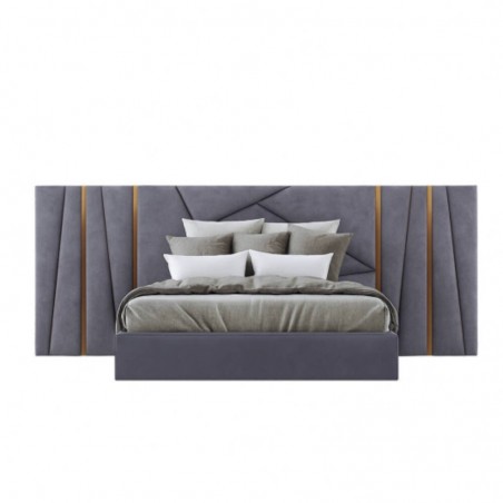 Cama Estofada de Casal Coimbra + Colchão Opc.