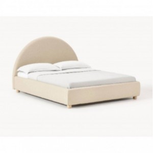 Cama Estofada Sol c/ Estrado, Sistema Elevatório e Baú + Colchão Opc.