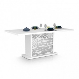 Mesa de Jantar Extensível Spirit Lacado c/ Brilho (180/225x76x90cm) Mesa de Jantar Extensível Spirit Lacado c/ Brilho (180/225x76x90cm)