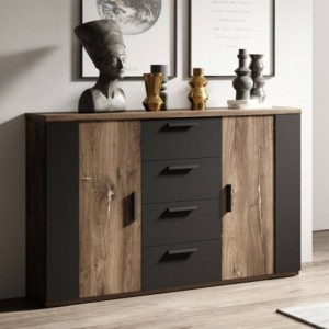 Cómoda 2 Portas + 4 Gavetas Sigma