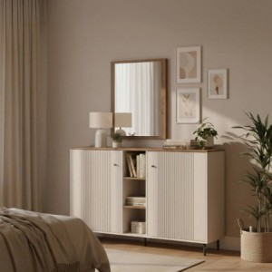 Aparador 2 Portas c/ Prateleira Tiramisu