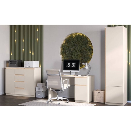 Conjunto de Escritorio Frida (Toffy/Sonoma Oak)