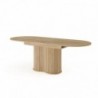 Mesa de Jantar Extensível Oval Lovi (180/220x90x76cm)