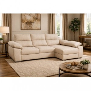 Sofá 2L + Chaise Long Milo (290x150cm)