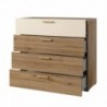 Cómoda 4 Gavetas Vertina